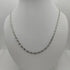 Collana oro bianco 18k catena intrecciata 50 cm 4,40 gr | Gioiellitosti.it